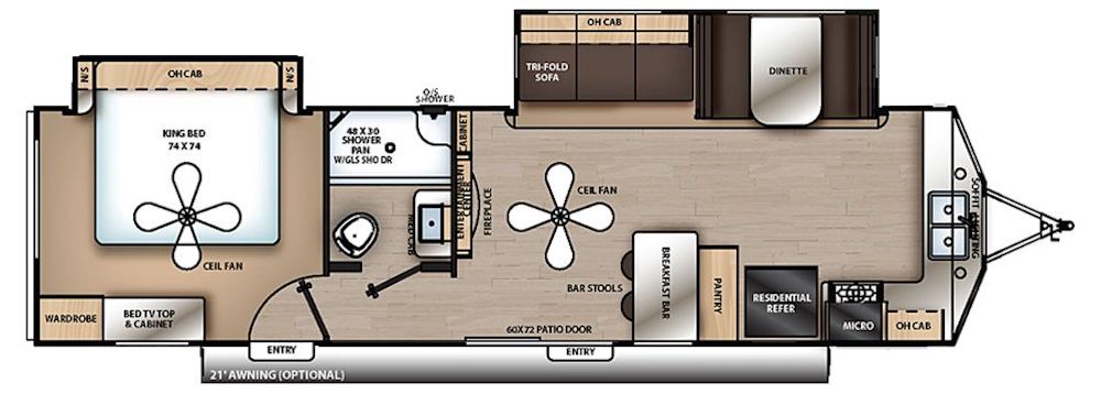 Popular Travel Trailer Floor Plans - Camping World Blog