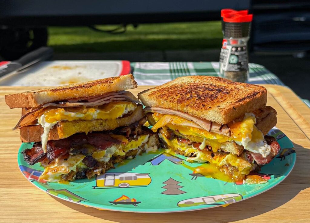 Cowboy Stacker Breakfast Sandwich